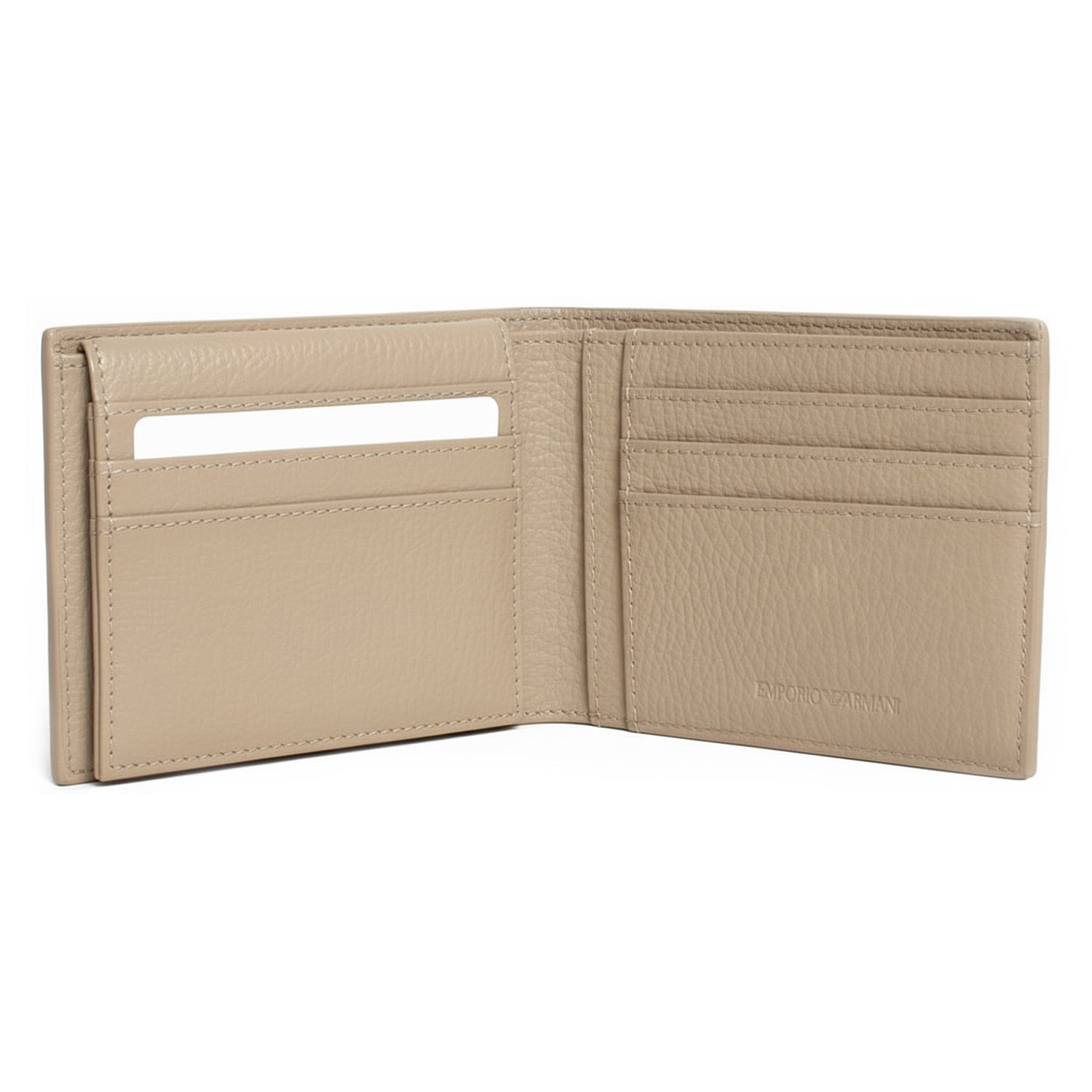 Emporio Armani Leather Men’s  Wallet Two-Tone with Card Holder