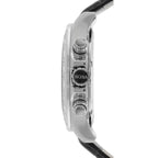 Hugo Boss Ikon 1513178 Silver Case Black Dial Black Leather Strap Men's Watch