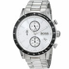 Hugo Boss Rafale 1513511 Silver Case Silver Dial Black Bezel Men's Watch