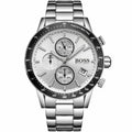 Hugo Boss Rafale 1513511 Silver Case Silver Dial Black Bezel Men's Watch
