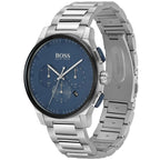 Hugo Boss Peak 1513763 Silver Case Blue Dial Silver Metal Men's Watch