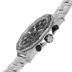 Hugo Boss Energy 1513971 Silver Case Black Dial Black Bezel Silver Metal Men's Watch