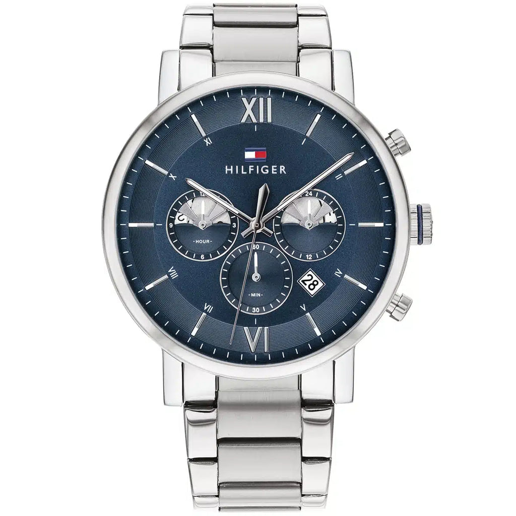 Tommy Hilfiger Evan 1710409 Multi-Function Blue Dial Men's Watch