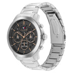 Tommy Hilfiger Henry 1710683 Silver Grey Skeleton Dial Rose Gold Accents Watch