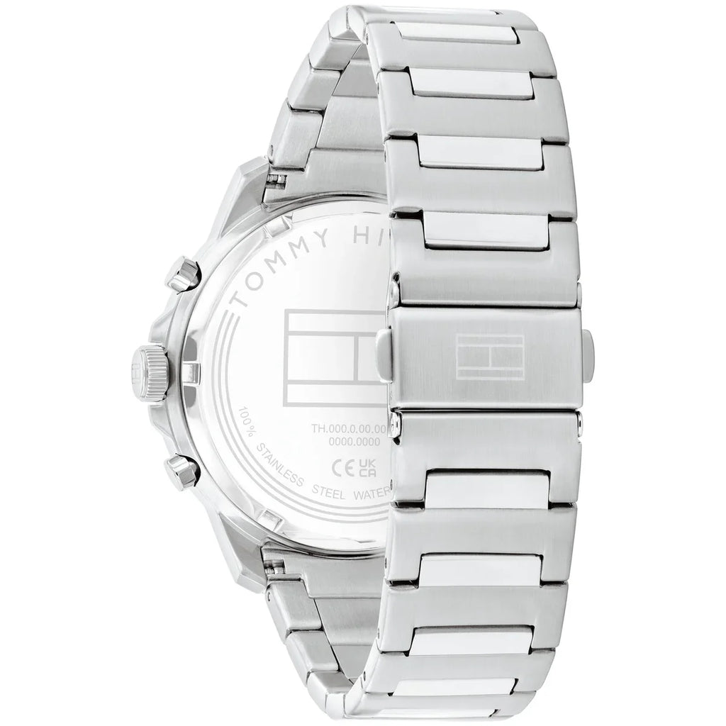 Tommy Hilfiger Henry 1710683 Silver Grey Skeleton Dial Rose Gold Accents Watch