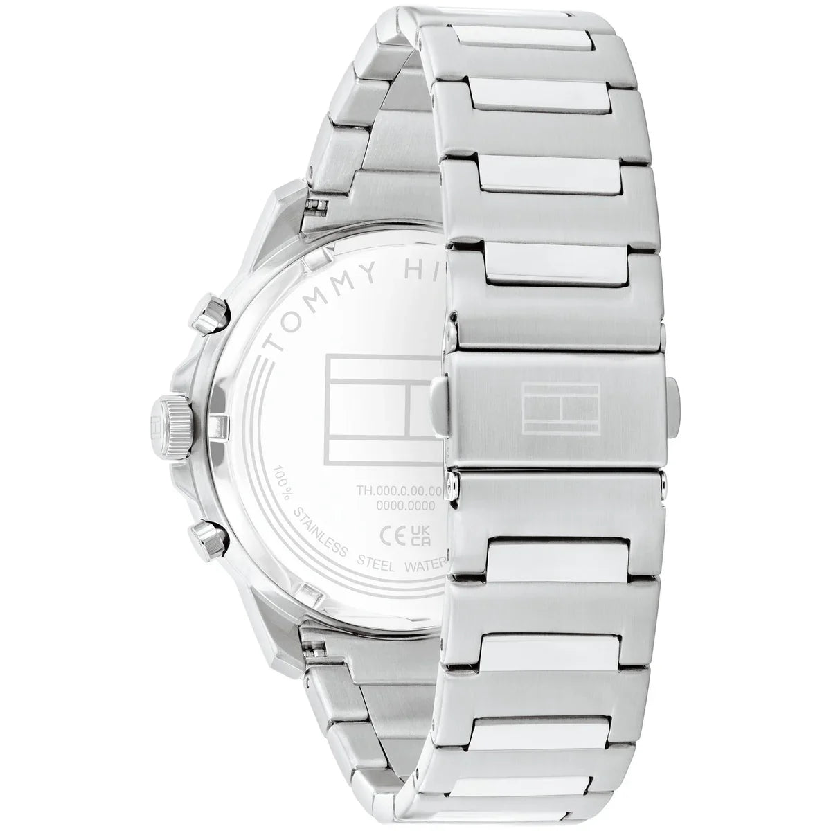 Tommy Hilfiger Henry 1710683 Silver Grey Skeleton Dial Rose Gold Accents Watch