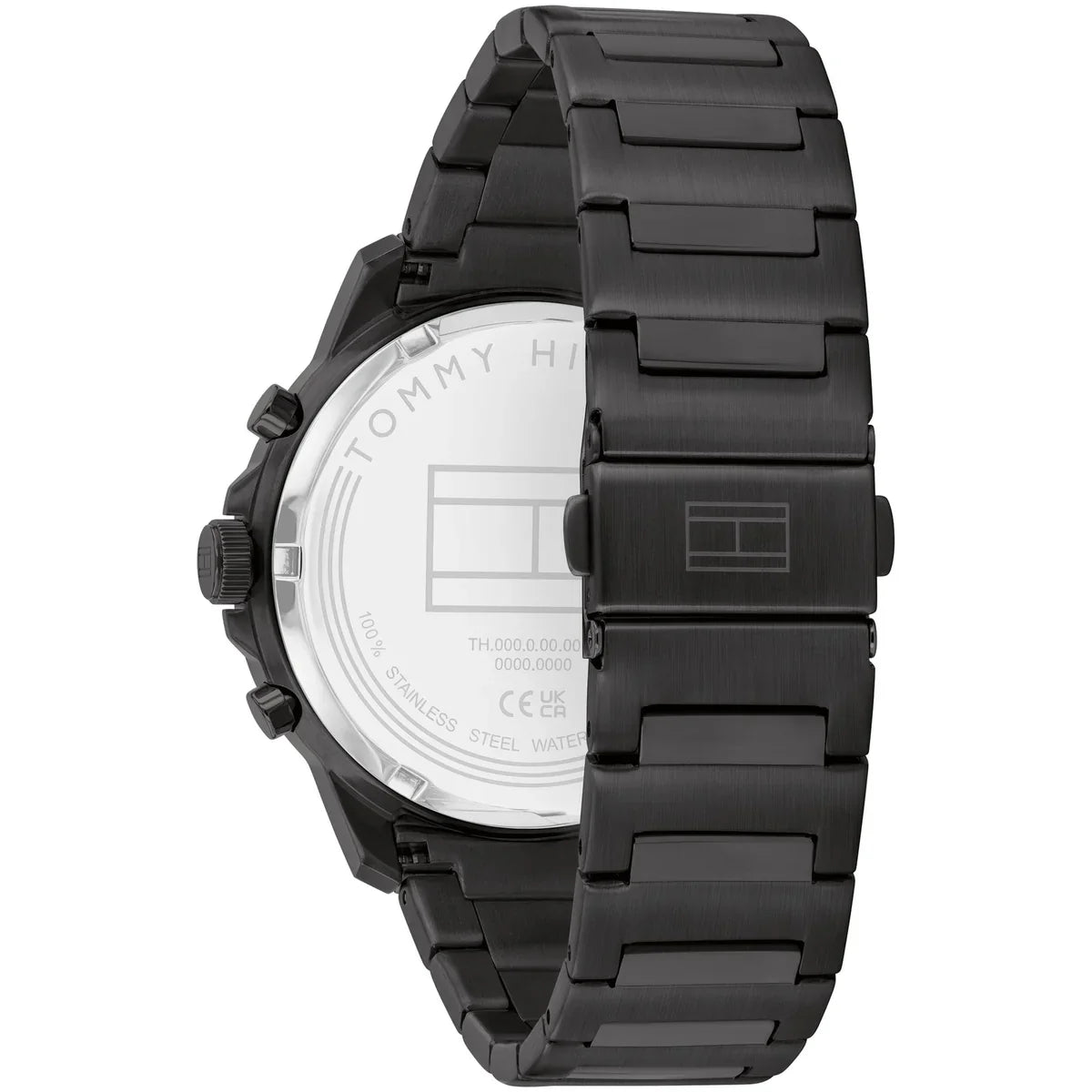Tommy Hilfiger Henry 1710685 All Black Skeleton Dial Metal Men's Watch