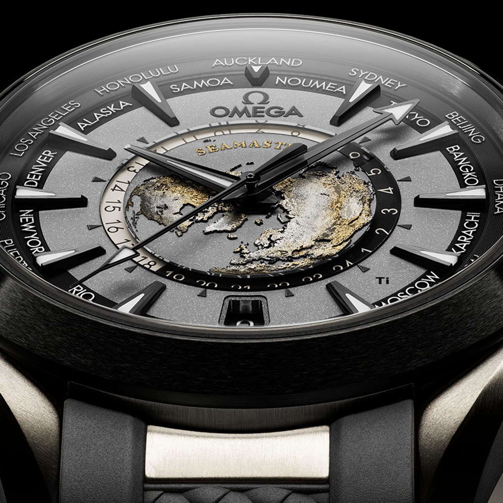 Omega Seamaster Aqua Terra 150M Co-Axial Master Chronometer Gmt Worldtimer 43mm - 3 Colors