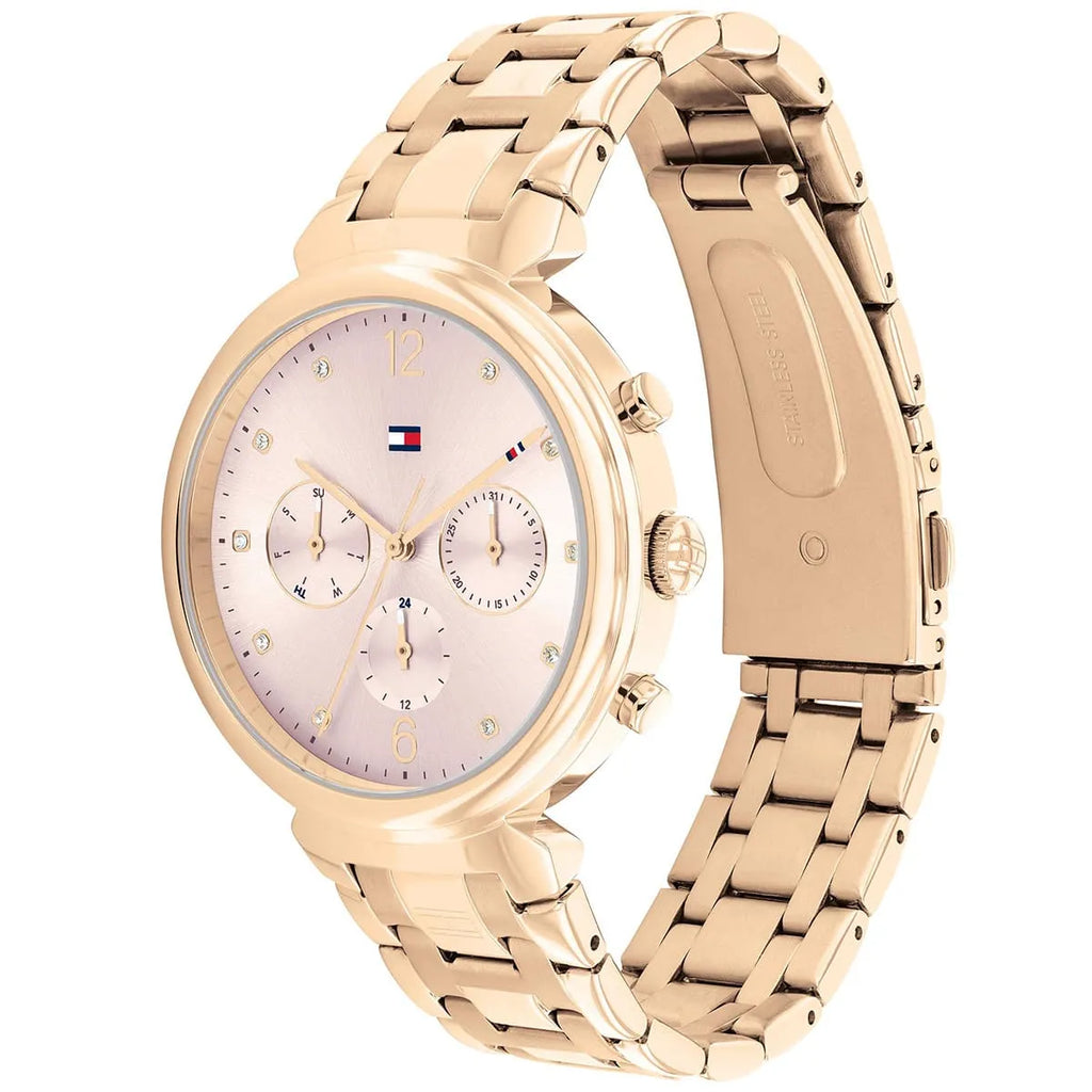 Tommy Hilfiger Ivy 1782345 Rose Gold-Tone Pink Dial Women's Watch