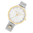 Tommy Hilfiger 2850Two-Tone Silver & Gold Mesh Strap Women's Watch