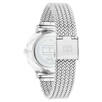 Tommy Hilfiger Steel Mesh 1782604 Silver Dial Rose Gold Bezel Women's Watch