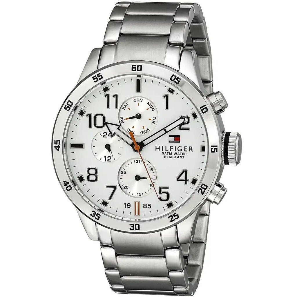 Tommy Hilfiger Trent 1791140 Multi-Function White Dial Men's Watch