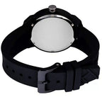 Tommy Hilfiger Brooklyn 1791483 Multi-Function Black Dial Men's Black Rubber Watch