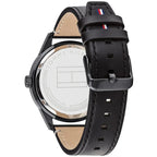 Original Tommy Hilfiger Austin Men's Watch - Black Case & Black Leather (1791638)