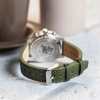 Tommy Hilfiger Chronograph Men's Watch – Model 1792188 – Green Dial & Leather Strap