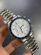 Omega Speedmaster Chronoscope 43MM Silver Dial Steel Bracelet