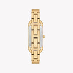 Michael Kors Women's MK Empire Three-Hand Gold-Tone Stainless Steel Logo Bracelet Watch (Model: MK4840), Gold, Modern