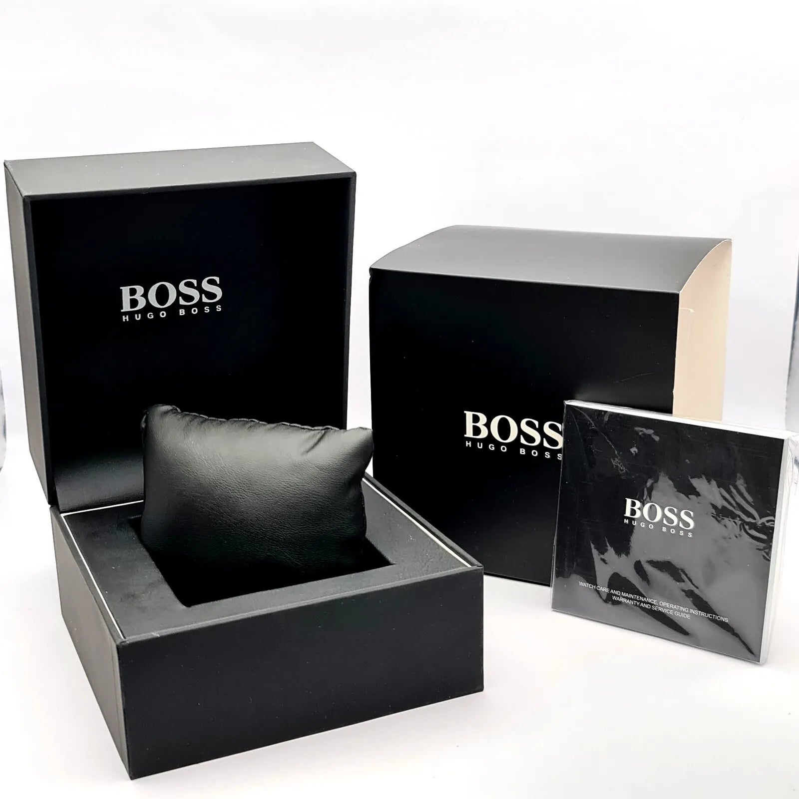 Hugo Boss Strike 1514290 Silver-Tone Black Dial Chronograph Men's Watch