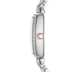 Emporio Armani AR11519 Rectangular Two-Tone Diamond Watch