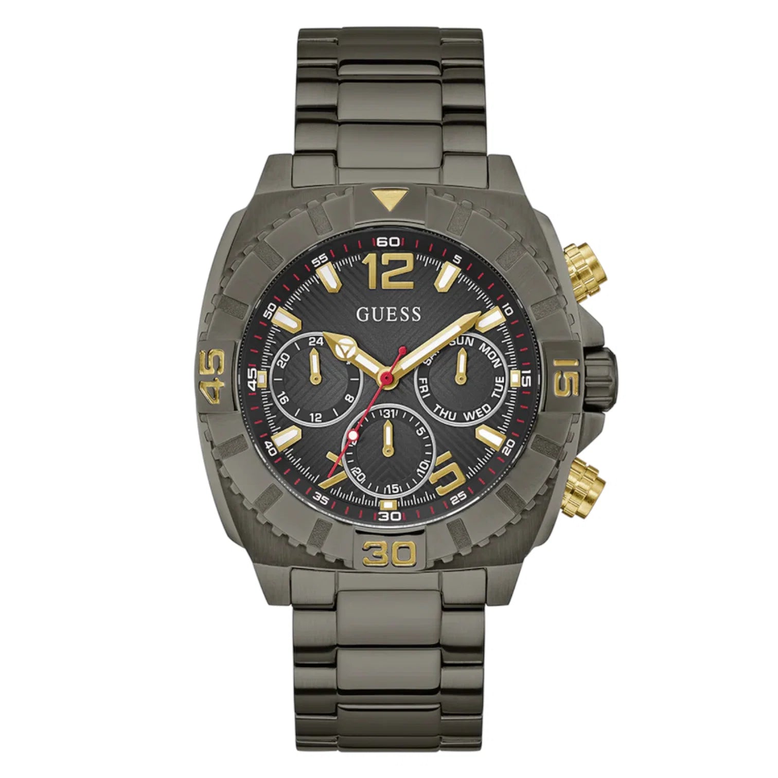 Guess Traction GW0800G2 Gunmetal Stainless Steel Multifunction Men's Watch