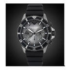 Emporio Armani AR11515 Men’s Black Dial Silicone Strap Diver Chronograph Watch