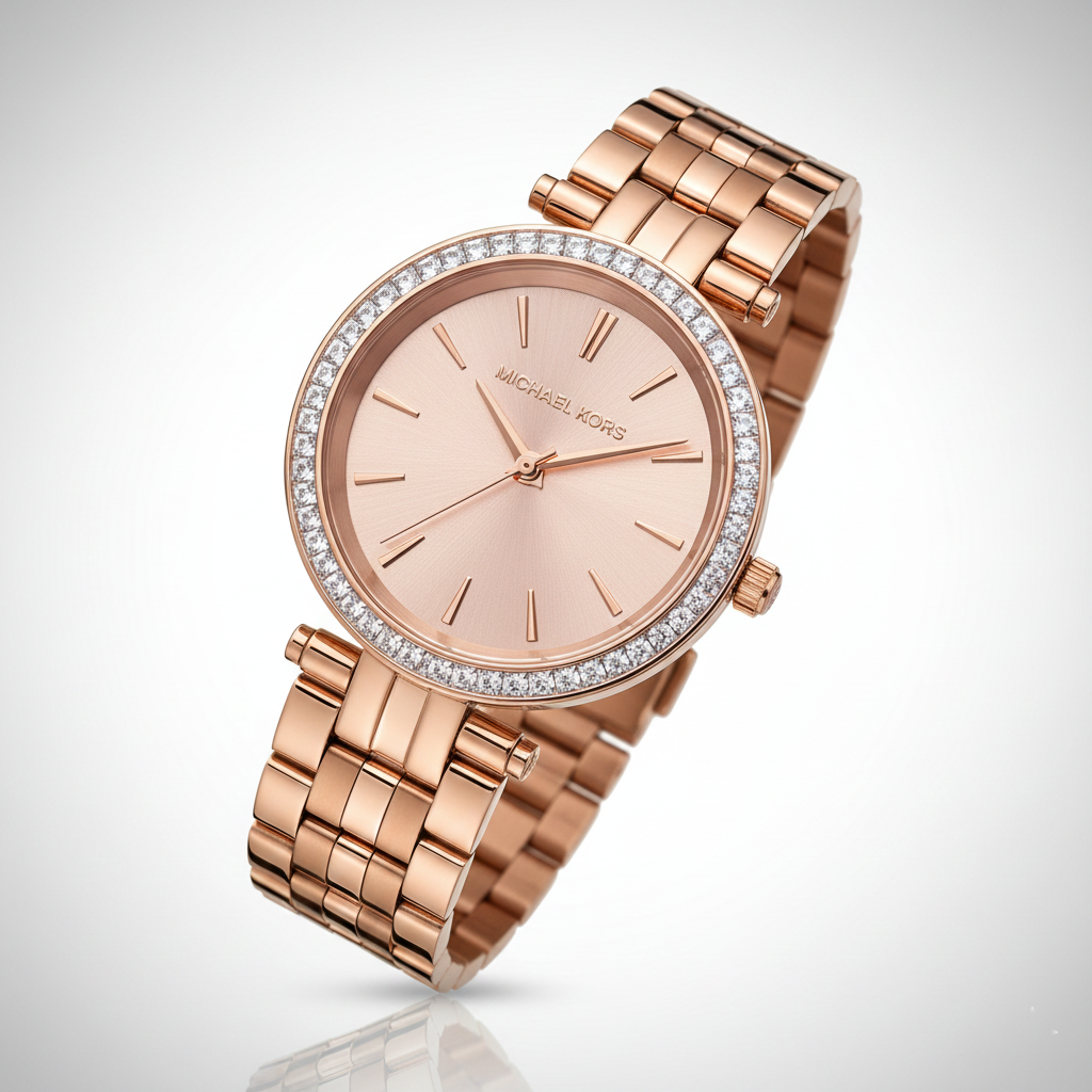Michael Kors MK3366 Darci Mini Women’s Rose Gold Crystal Dial Watch