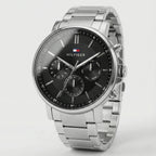 Tommy Hilfiger 1710667 Men’s Chronograph Watch – Black Dial & Stainless-Steel Bracelet