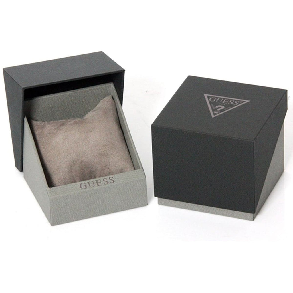 Guess Equality GW0769L4 2-Tone Silver Gold Green Dial Multi-function Watch