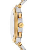 Michael Kors MK9221 Men’s White Dial Two-Tone Silver Gold Stainless Steel Billie Chronograph Watch