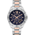 Michael Kors Brecken MK9065 Two-Tone Silver & Rose Gold Men's Watch