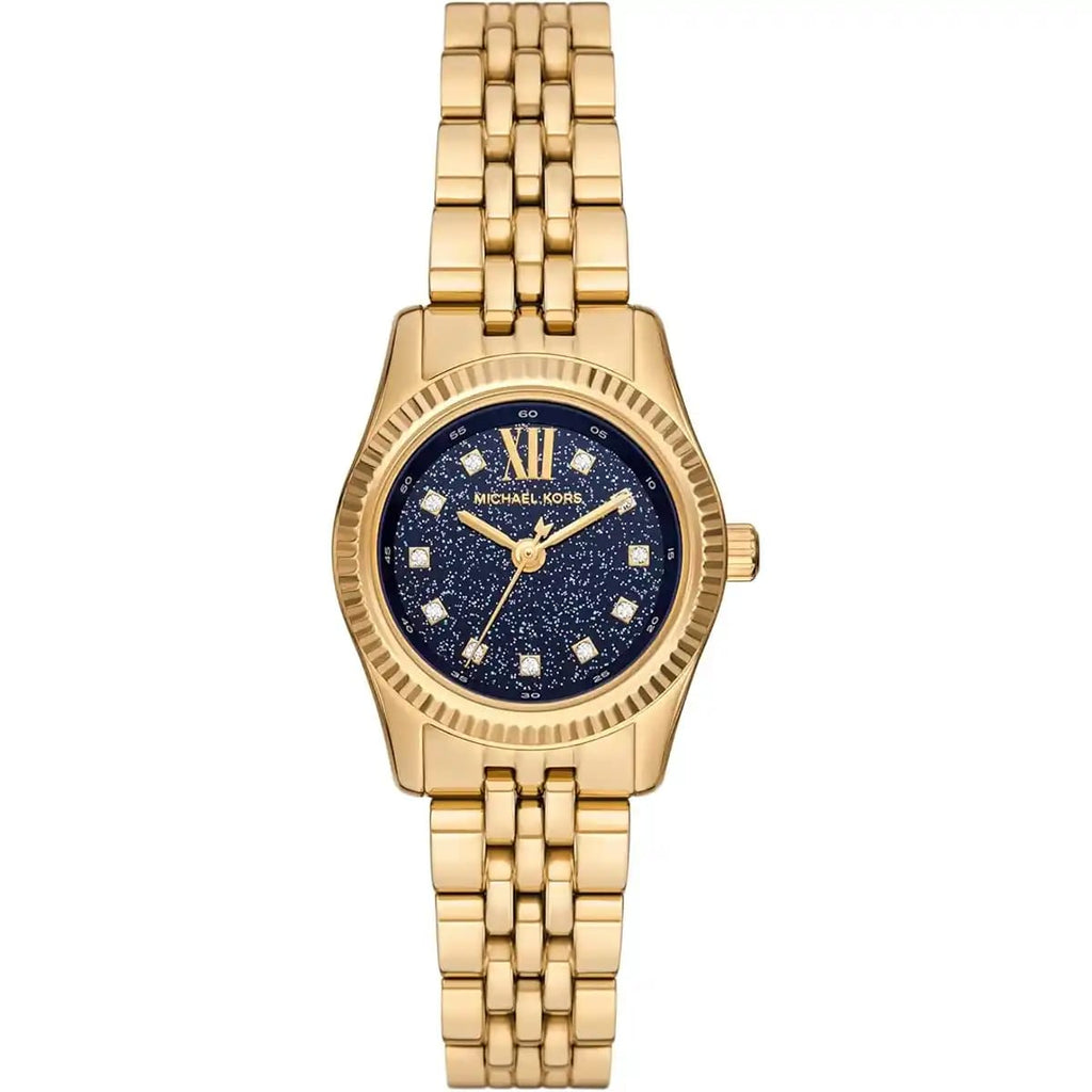 Michael Kors Lexington MK4802 Women’s Gold Blue Speckled Dial Watch