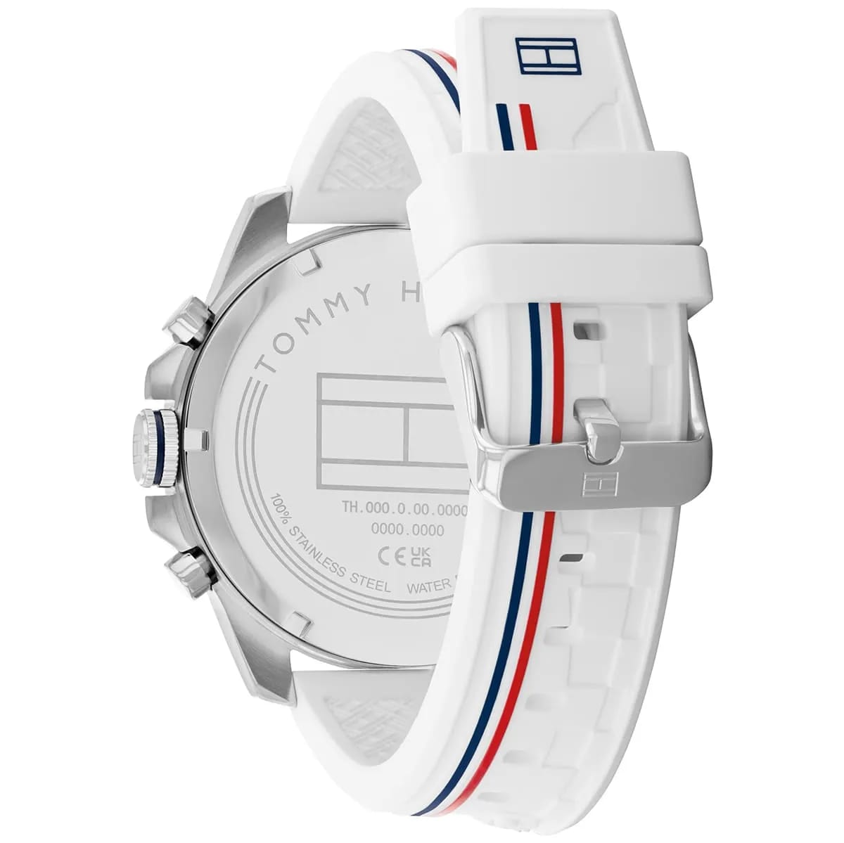 Tommy Hilfiger Men's Sport Multi-Function Watch – Model 1710676– White Silicone Strap
