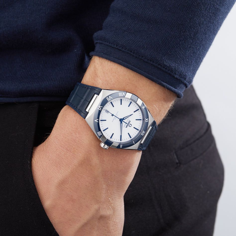 Omega Leather Watch For Men