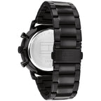 Tommy Hilfiger 1710706 Men’s Multi-Function Watch – Black & Gold Dial with Black Stainless-Steel Bracelet