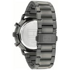 Tommy Hilfiger 1710569 Men’s Multi-Function Watch – Blue Skeleton Dial & Gunmetal Stainless-Steel Bracelet