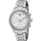 Michael Kors Brinkley MK6265 Women’s Silver Dial Stainless Steel Chronograph Watch