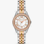 Michael Kors MK4846 Harlowe Women’s Two-Tone Crystal Dial Watch