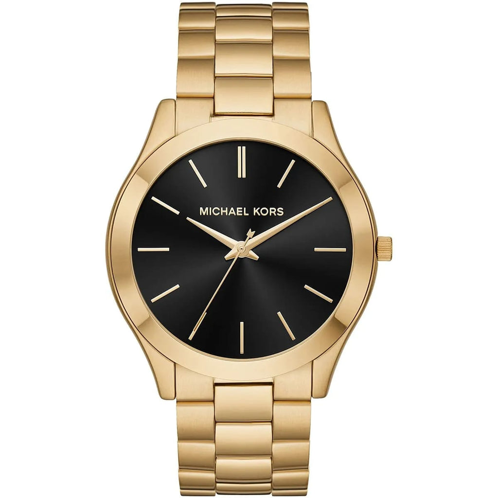 Michael Kors MK8621 Men’s Black Dial Gold Stainless Steel Watch