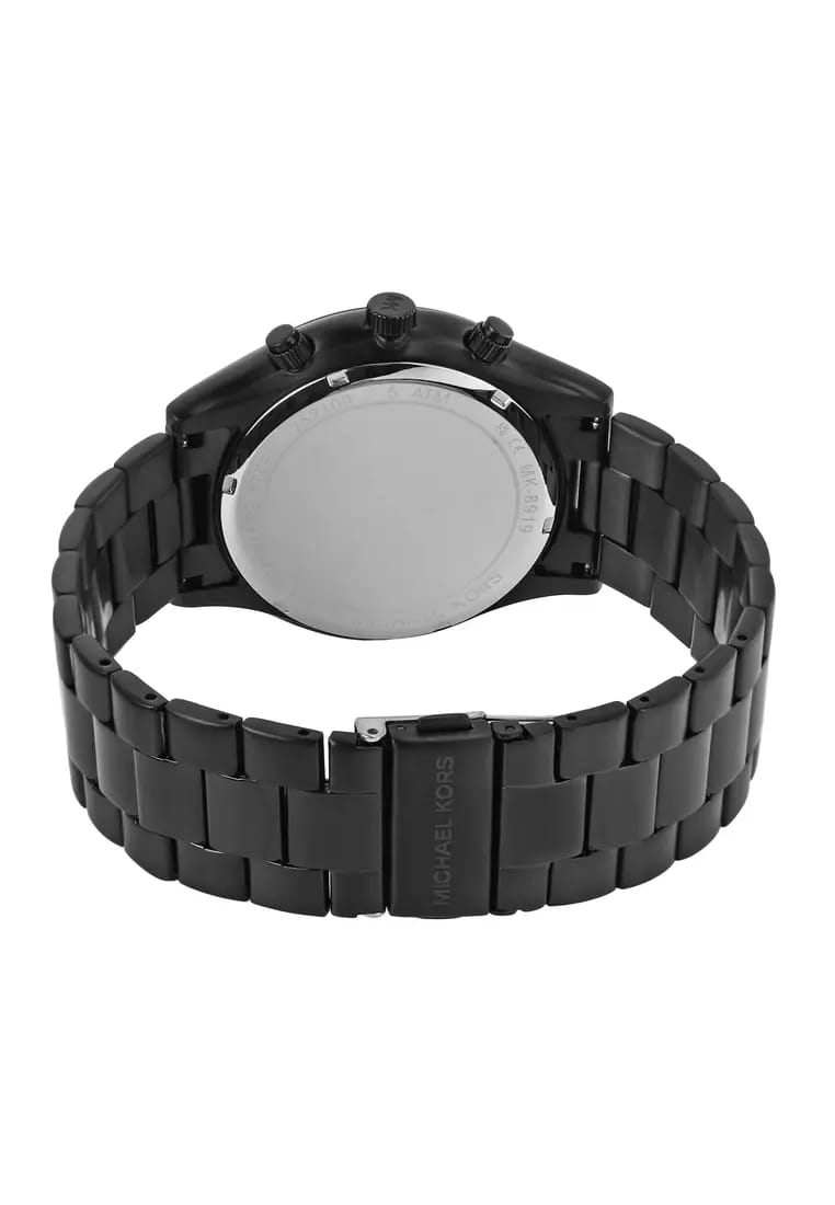 Michael Kors MK8919 Men’s All-Black Slim Runway Stainless Steel Watch