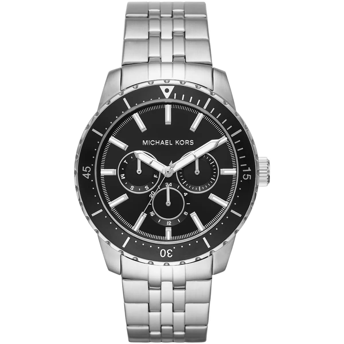 Michael Kors MK7156 Men’s Black Dial Stainless Steel Cunningham Chronograph Watch