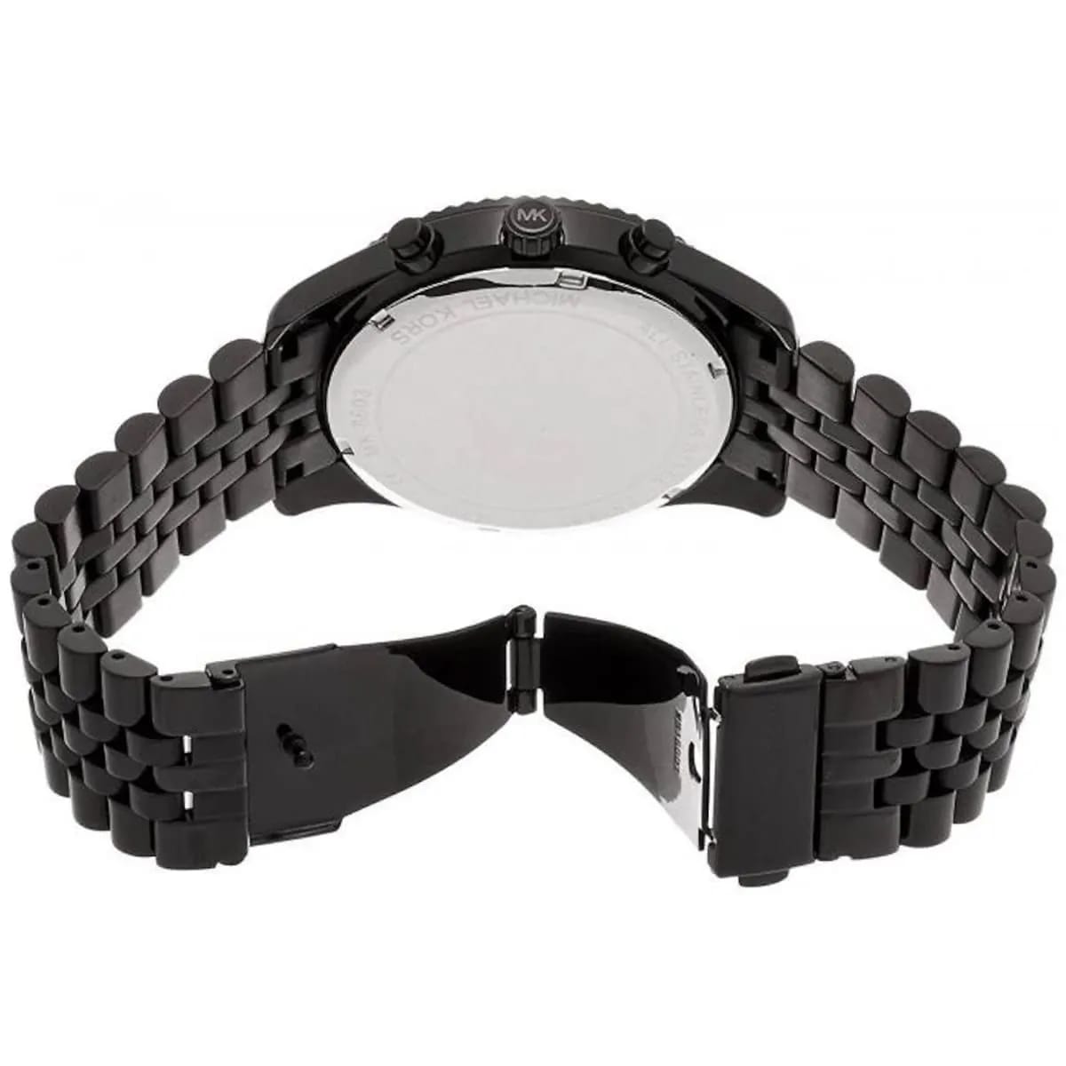 Michael Kors MK8603 Men’s Black Dial Black Stainless Steel Lexington Chronograph Watch