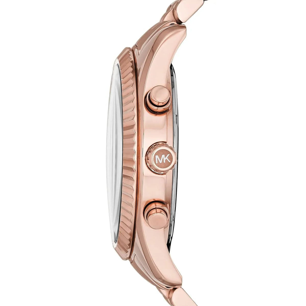 Michael Kors MK8319 Men’s Rose Gold Dial Rose Gold Stainless Steel Lexington Chronograph Watch
