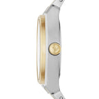 Emporio Armani AR11559 Women’s Mother of Pearl Dial Two-Tone Stainless Steel Federica Watch