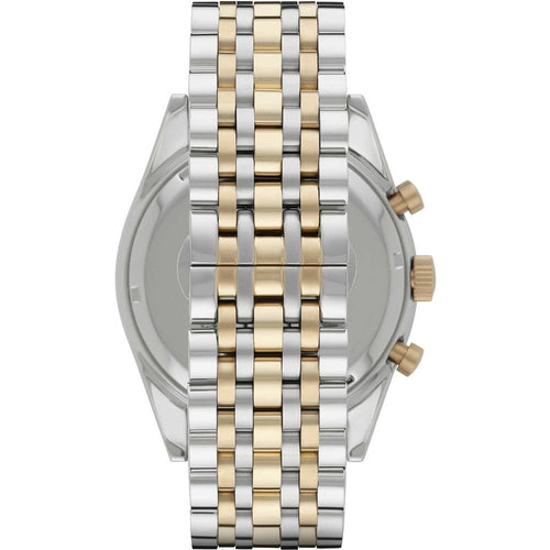 Emporio Armani AR6088 Men’s Blue Dial Two-Tone Stainless Steel Chronograph Watch