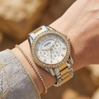 Fossil Riley ES3204 Multi-Function Two-Tone Stainless Steel Women's Watch