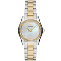 Emporio Armani AR11559 Women’s Mother of Pearl Dial Two-Tone Stainless Steel Federica Watch
