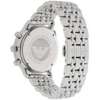 Emporio Armani Sportivo AR5988 Black Dial Silver Chronograph Watch