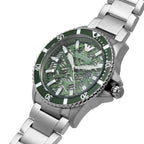 Emporio Armani Meccanico AR60061 Automatic Green Skeleton Dial Watch
