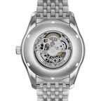 Emporio Armani Antonio AR60095 Silver-Tone Beige Skeleton Automatic Men's Watch