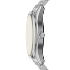 Emporio Armani Antonio AR60095 Silver-Tone Beige Skeleton Automatic Men's Watch